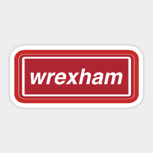 Wrexham Sticker